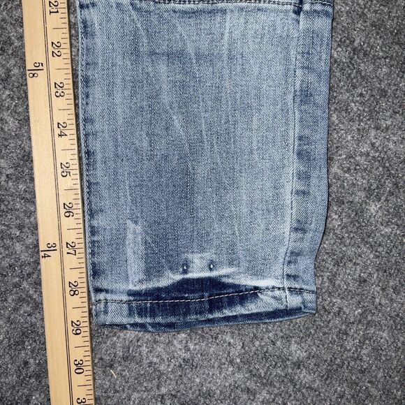 CJ BLACK Premium Jeans Mens Size 28 Blue Denim Skinny Flex Zipper Accents Moto - Picture 9 of 13